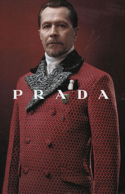 gary oldman prada runway|prada men's wear 2012.